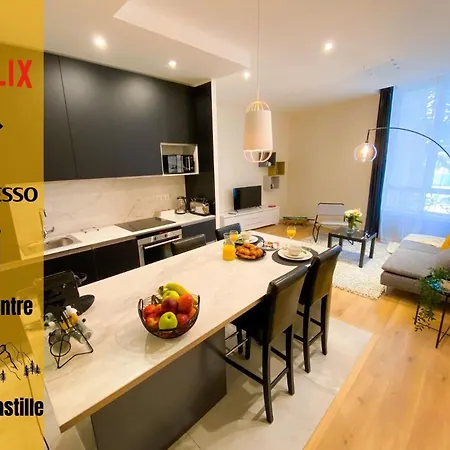 Le Huppe, Hypercentre, Proche Bastille, Wifi Illimite & Netflix Apartmán Grenoble